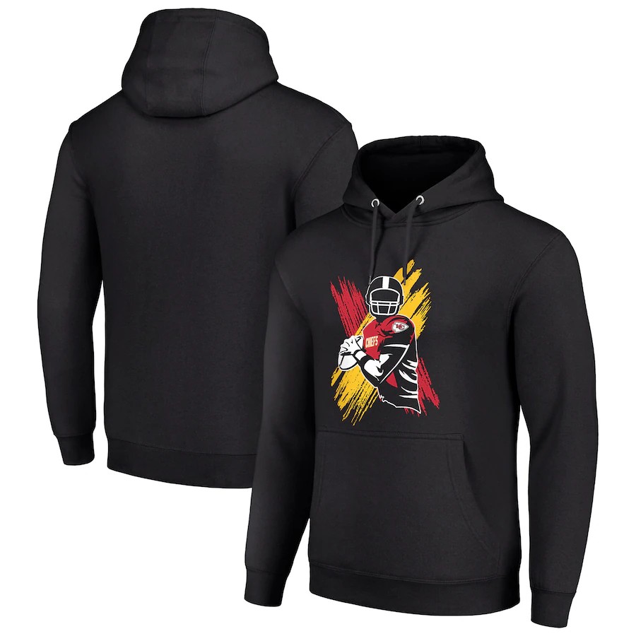 Men kansas city chiefs black 2024 NFL hoodie->kansas city chiefs->NFL Jersey